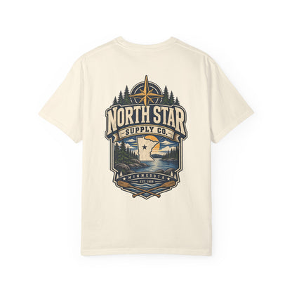 Minnesota North Star Supply Co. Unisex Comfort Color 1717 Streetwear Graphic Tee