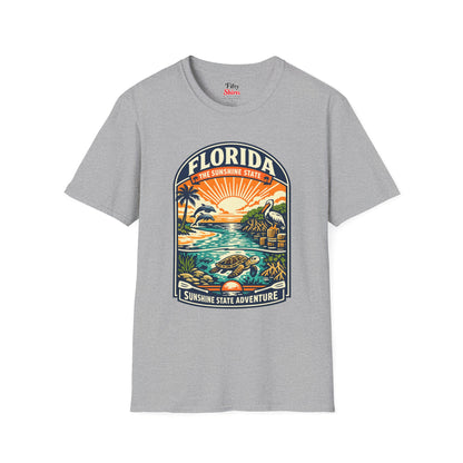 Florida Sunshine State Unisex Softstyle T Shirt State Pride Graphic Tee Collections FS03