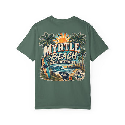 Myrtle Beach South Carolina Unisex Comfort Color 1717 Streetwear Graphic Tee