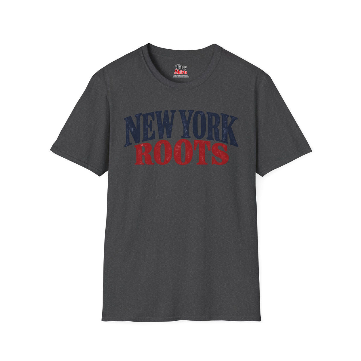 New York Roots Unisex Softstyle T Shirt State Name Graphic Tee