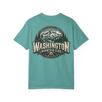 Washington Mountain Club Unisex Comfort Color 1717 Streetwear Graphic Tee
