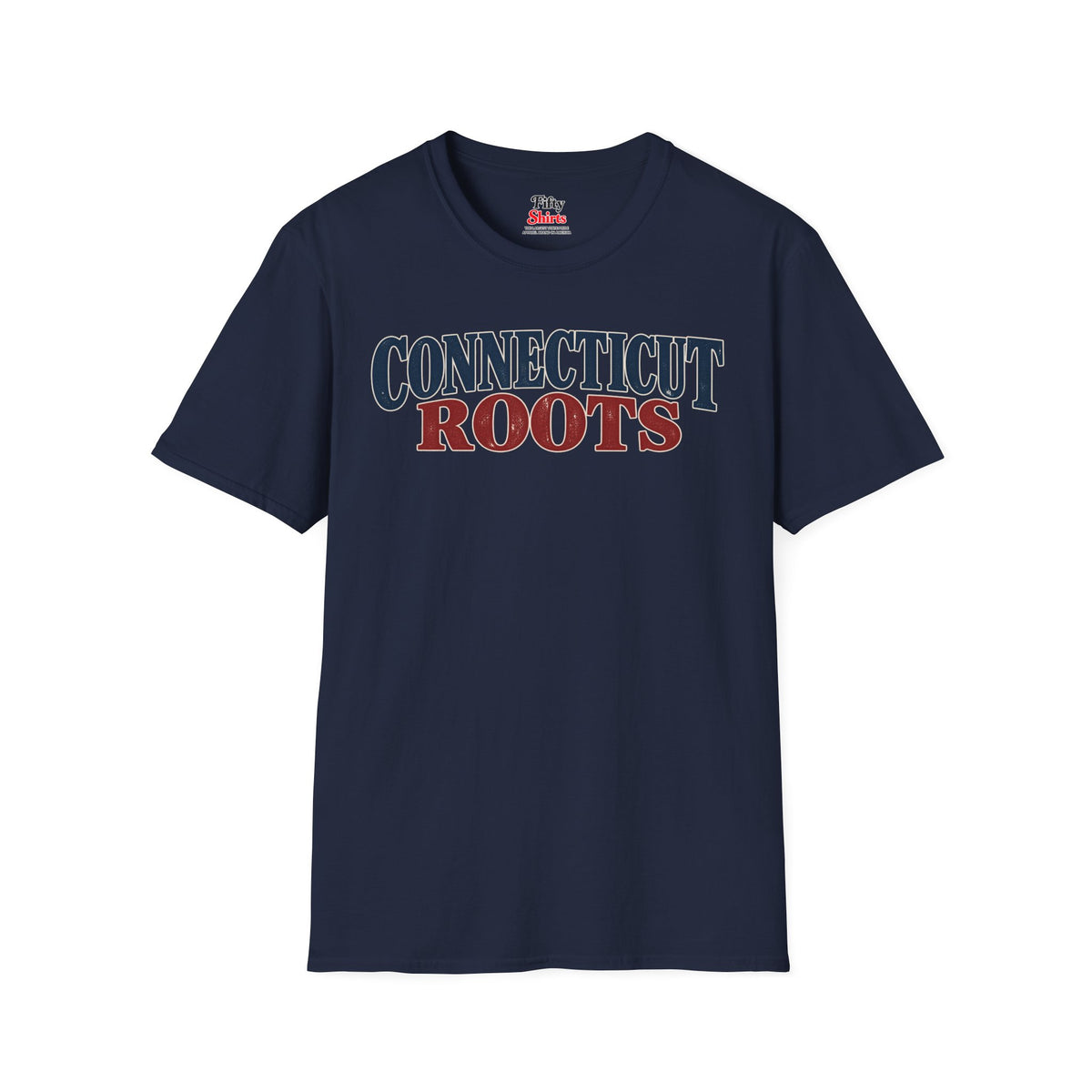 Connecticut Roots Unisex Softstyle T Shirt State Name Graphic Tee