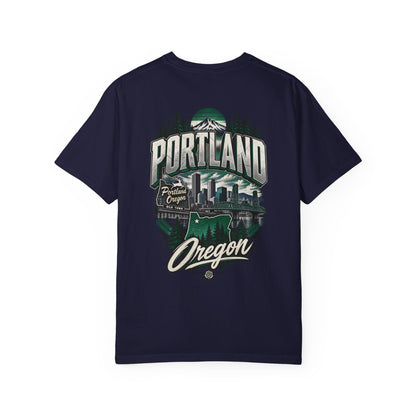 Portland Oregon Unisex Comfort Color 1717 Streetwear Graphic Tee