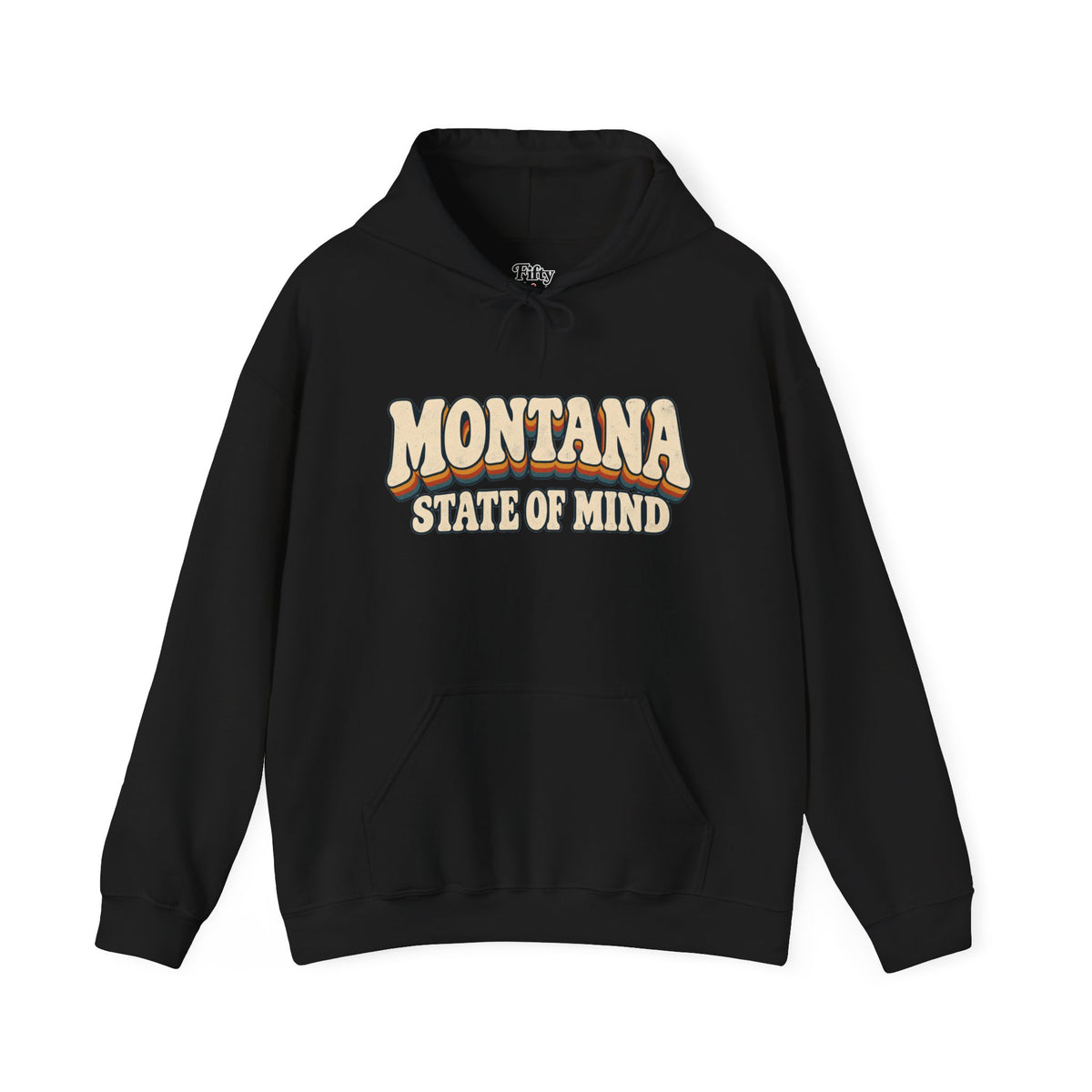 Montana State of Mind Unisex Hoodie State Name Graphic