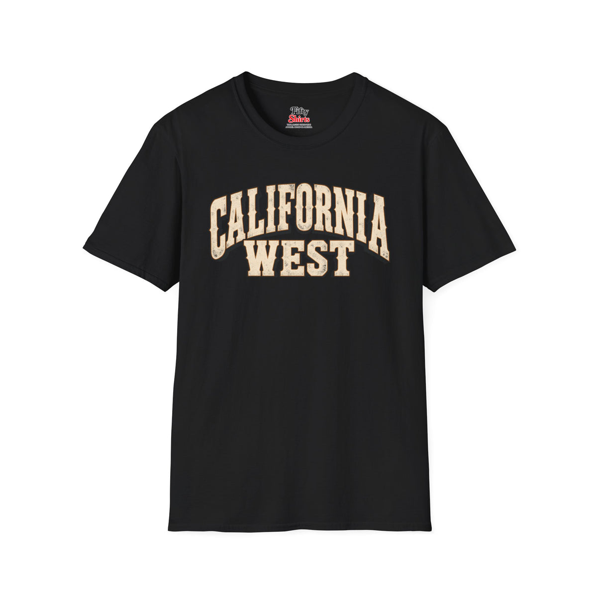 California West Unisex Softstyle T Shirt State Name Graphic Tee