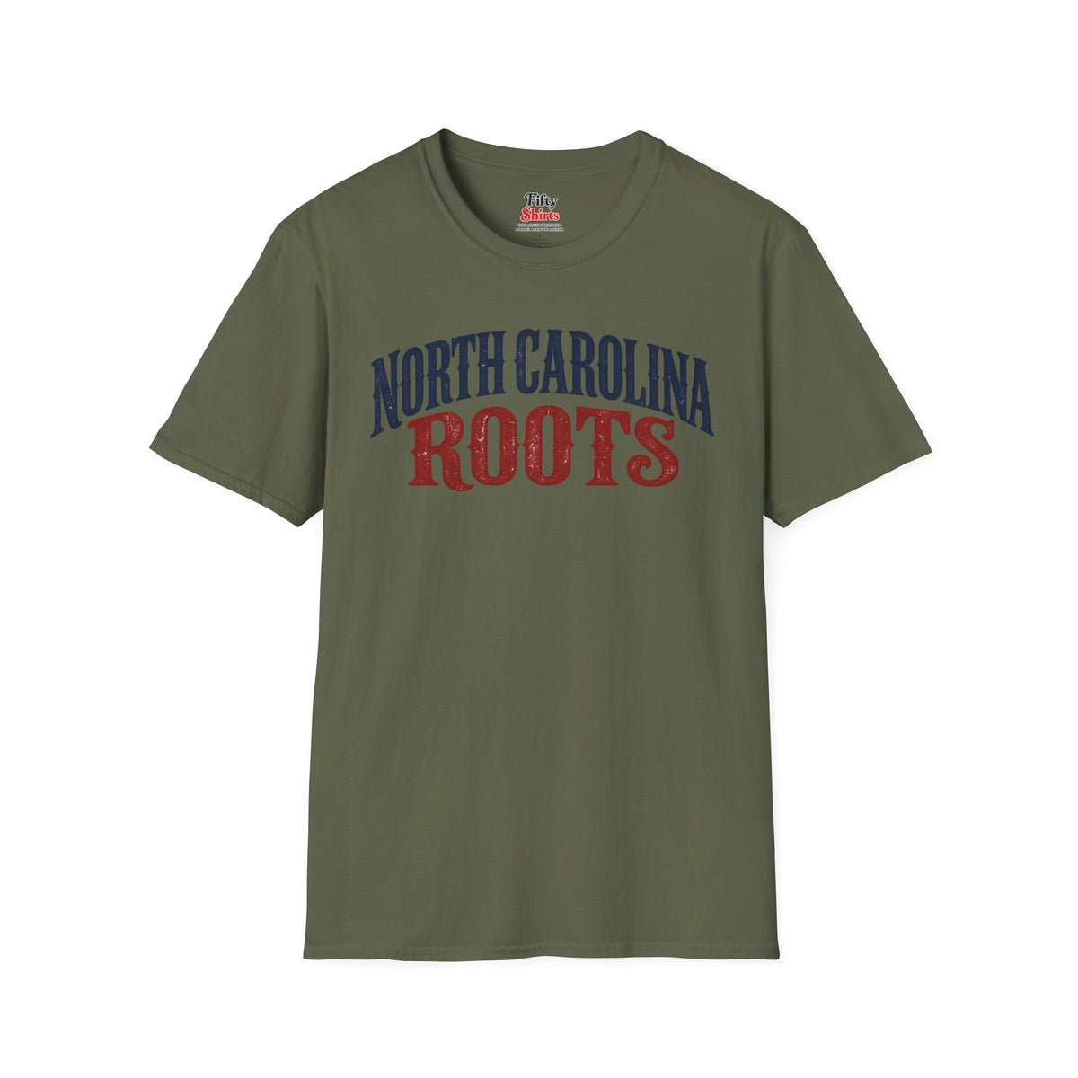 North Carolina Roots Unisex Softstyle T Shirt State Name Graphic Tee