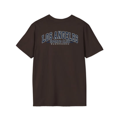 Distressed Los Angeles Sports Club Logo Unisex Softstyle Graphic Tee