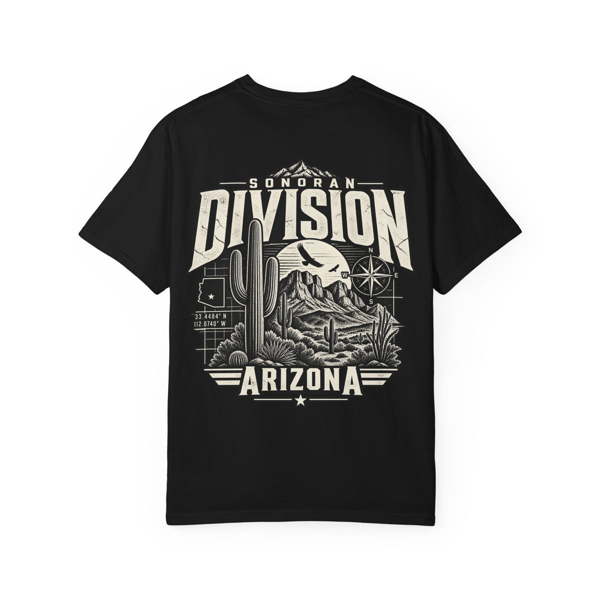 Arizona Sonoran Division  Unisex Comfort Color 1717 Streetwear Graphic Tee