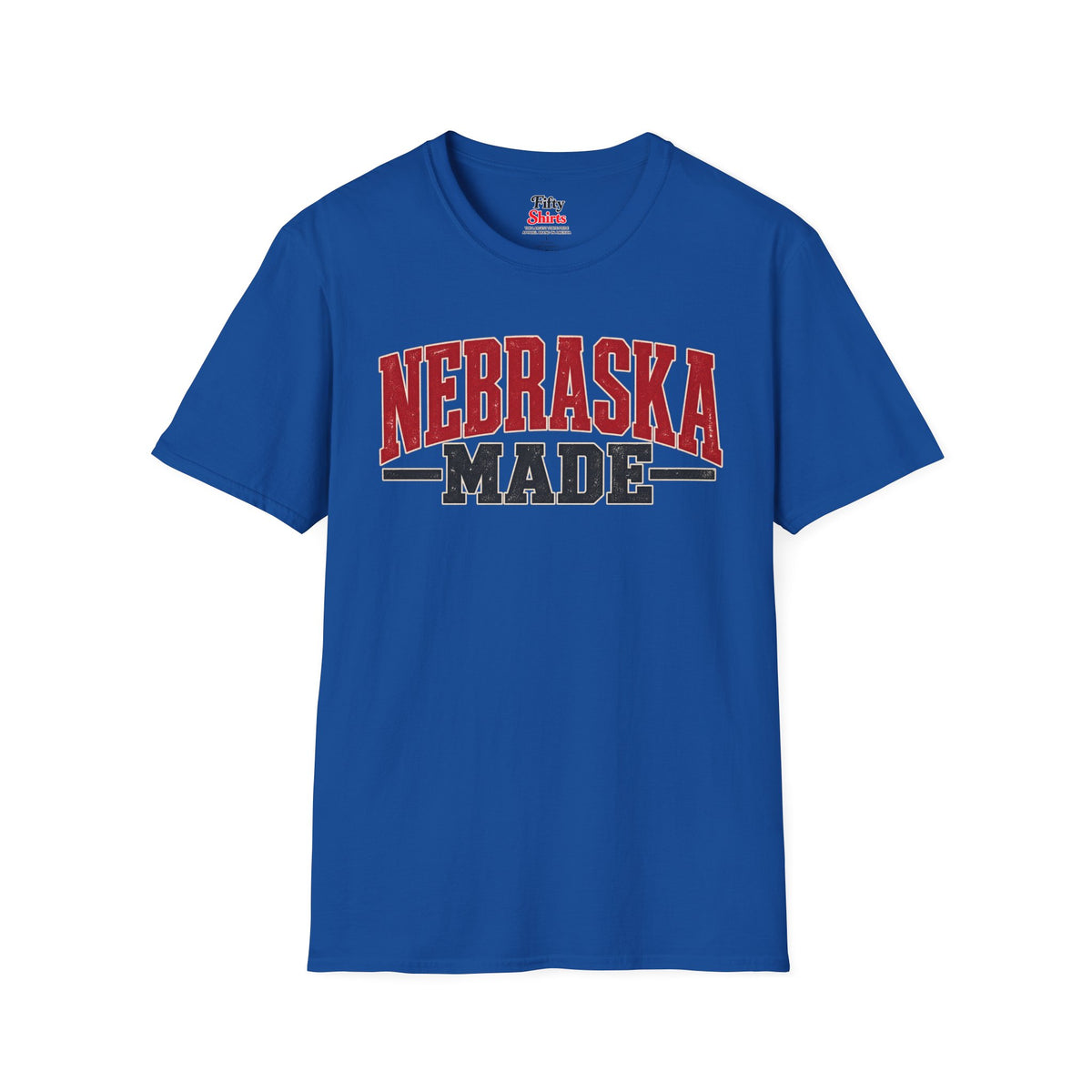 Nebraska Made Unisex Softstyle T Shirt State Name Graphic Tee