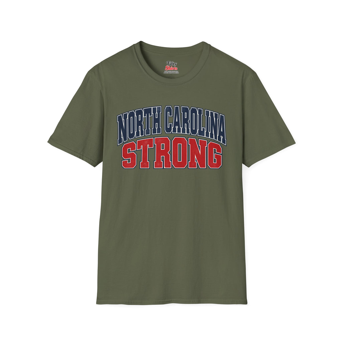 North Carolina Strong Unisex Softstyle T Shirt State Name Graphic Tee