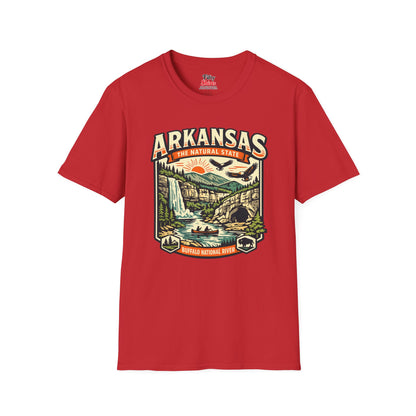 Arkansas The Natural State Adventure Unisex Softstyle T Shirt State Pride Graphic Tee Collections FS03