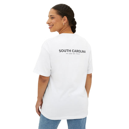 South Carolina All State In God We Trust Unisex Casual Oversized Boxy Tee