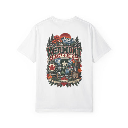 Vermont Maple Roots Unisex Comfort Color 1717 Streetwear Graphic Tee