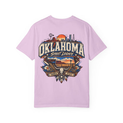Oklahoma Street Legacy Unisex Comfort Color 1717 Streetwear Graphic Tee
