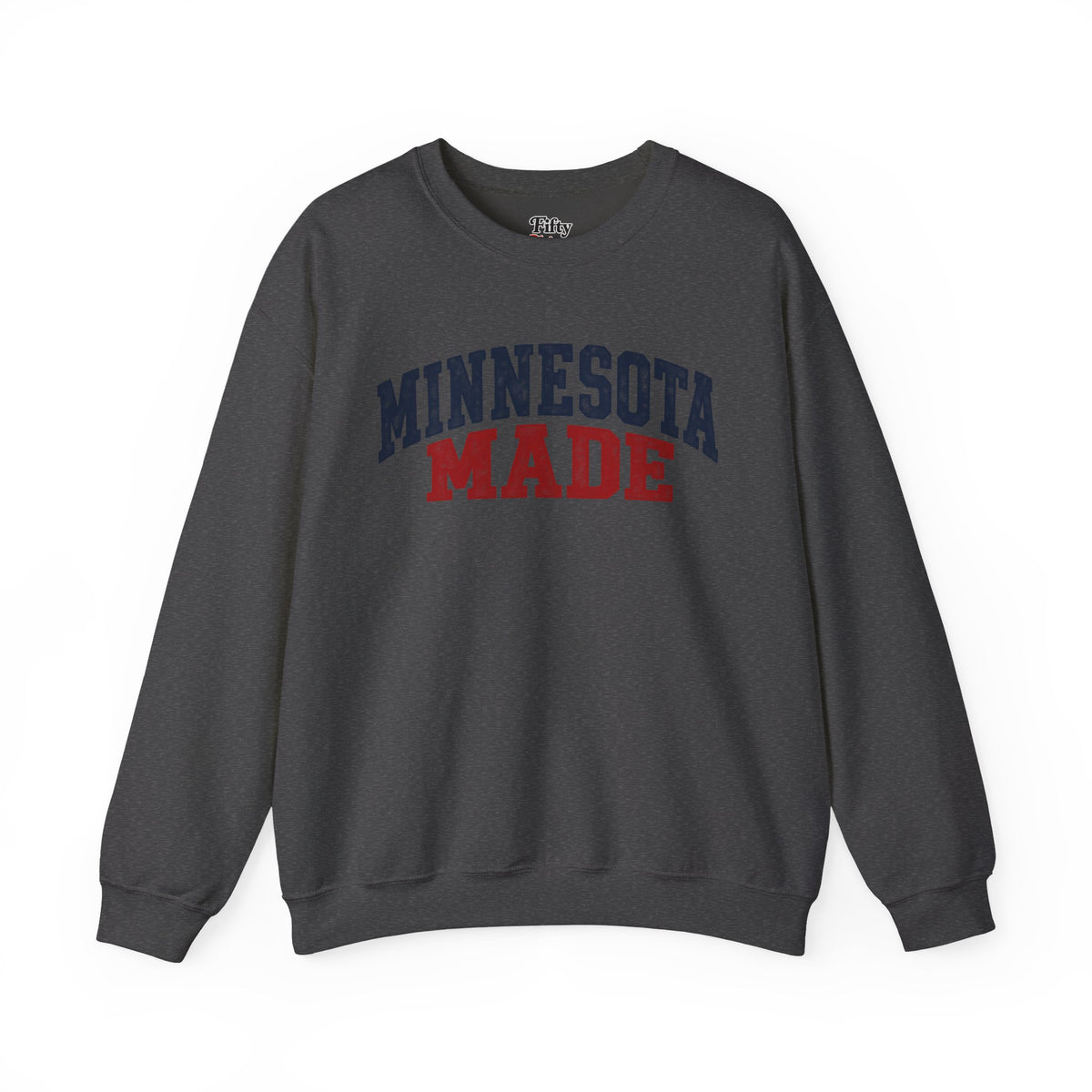 Minnesota Made Unisex Crewneck Sweatshirt State Name Graphic