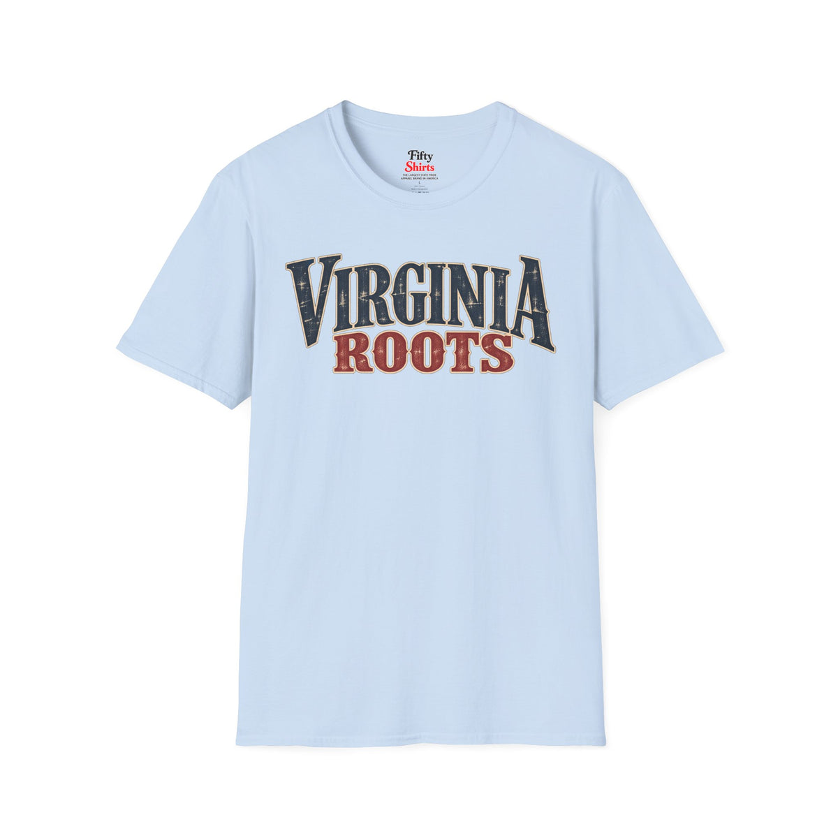 Virginia Roots Unisex Softstyle T Shirt State Name Graphic Tee