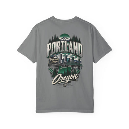 Portland Oregon Unisex Comfort Color 1717 Streetwear Graphic Tee