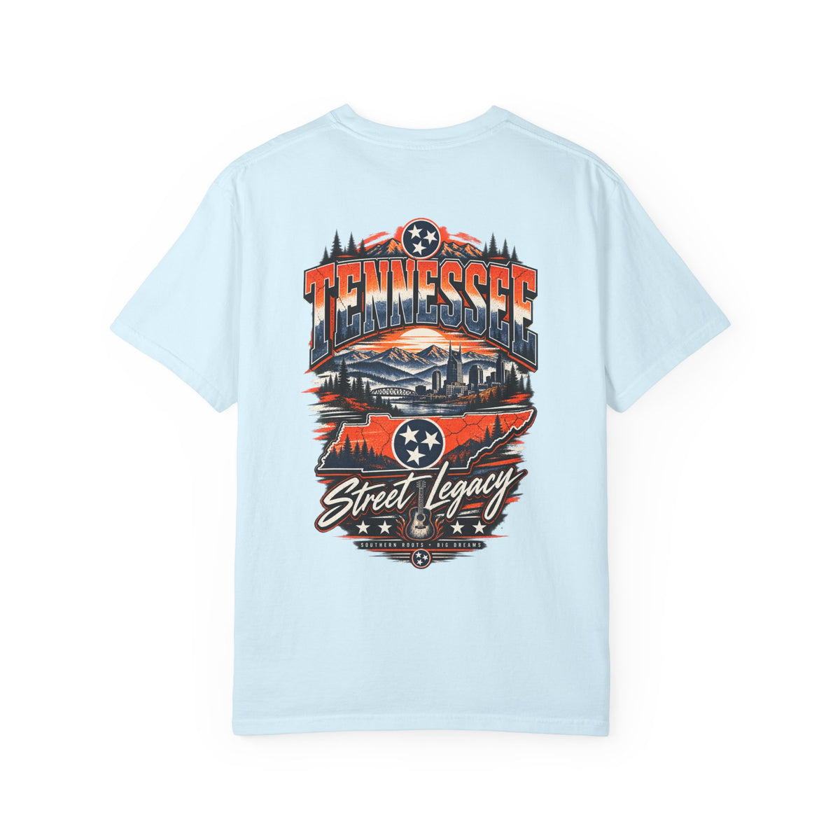Tennessee Street Legacy Unisex Comfort Color 1717 Streetwear Graphic Tee