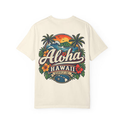 Hawaii Aloha Supply Co Unisex Comfort Color 1717 Streetwear Graphic Tee