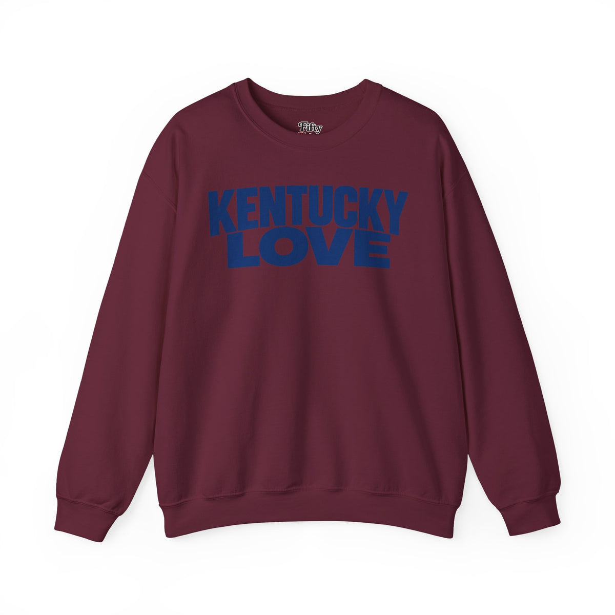 Kentucky Love Unisex Crewneck Sweatshirt State Name Graphic