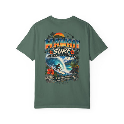 Hawaii Surf Expedition Unisex Comfort Color 1717 Streetwear Graphic Tee