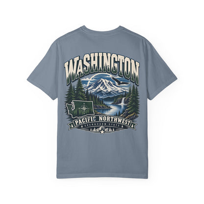 Washington Pacific Northwest Unisex Comfort Color 1717 Streetwear Graphic Tee