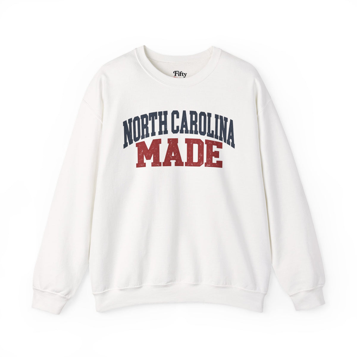 North Carolina Made Unisex Crewneck Sweatshirt State Name Graphic