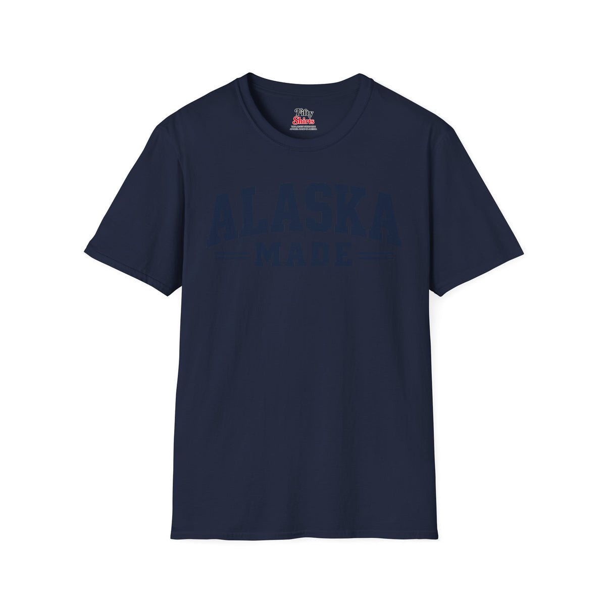 Alaska Made Unisex Softstyle T Shirt State Name Graphic Tee