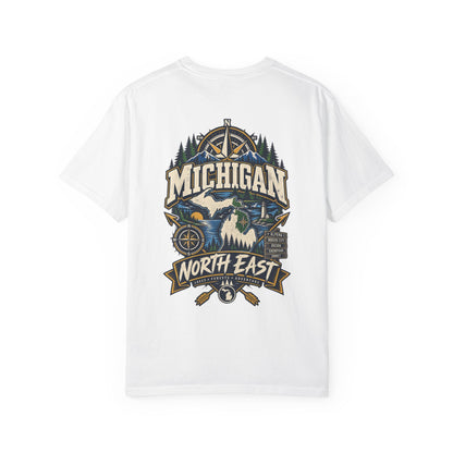 Michigan North East Unisex Comfort Color 1717 Streetwear Graphic Tee