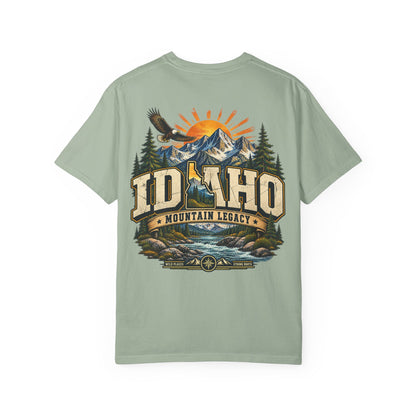 Idaho Mountain Legacy Unisex Comfort Color 1717 Streetwear Graphic Tee
