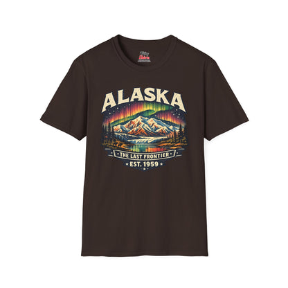 Alaska Northern Lights Unisex Softstyle T Shirt State Pride Graphic Tee Collections FS03