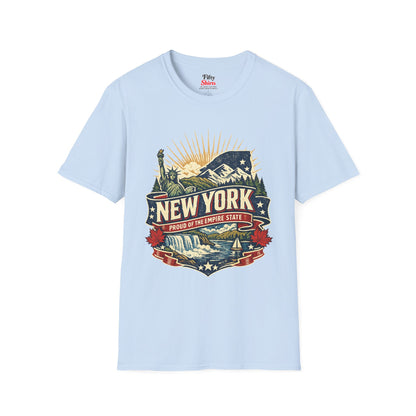 New York Pride Unisex Softstyle T Shirt State Pride Graphic Tee Collections FS03