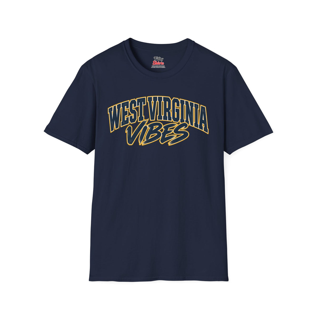 West Virginia Vibes Unisex Softstyle T Shirt State Name Graphic Tee