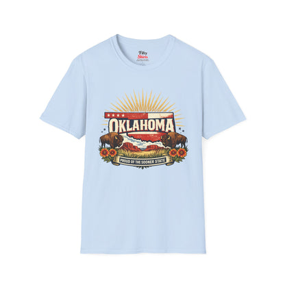 Oklahoma State Pride Unisex Softstyle T Shirt State Pride Graphic Tee Collections FS03