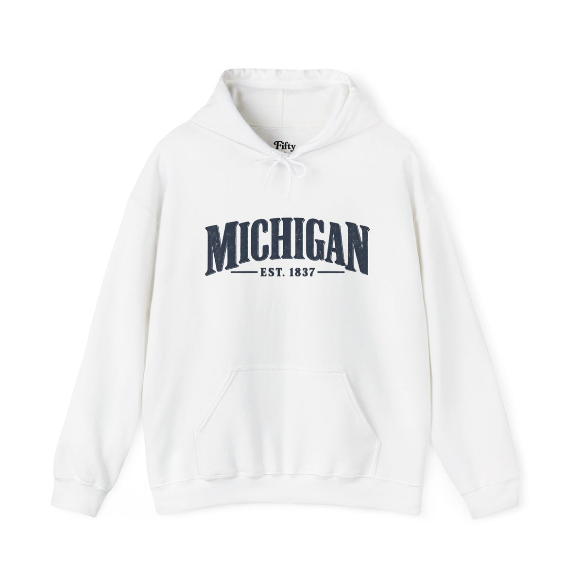 Michigan Est 1837 Unisex Hoodie State Name Graphic
