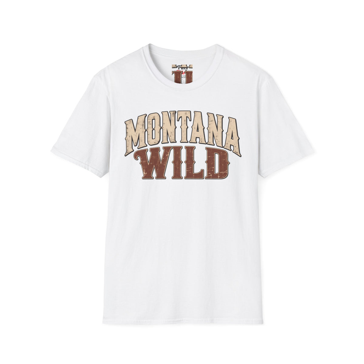 Montana Wild Unisex Softstyle T Shirt State Name Graphic Tee