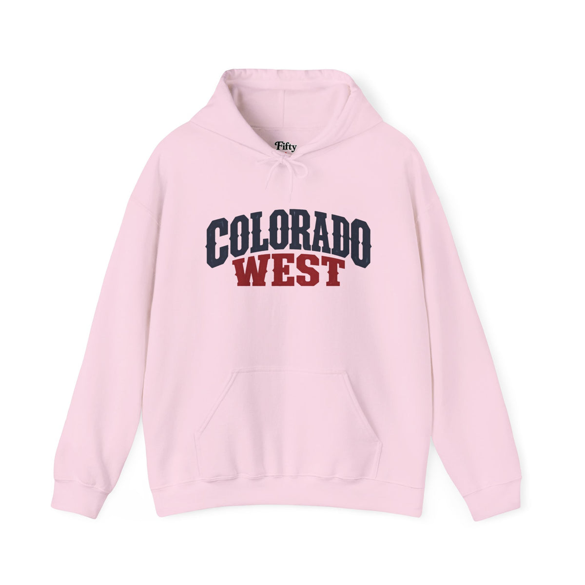 Colorado West Unisex Hoodie State Name Graphic