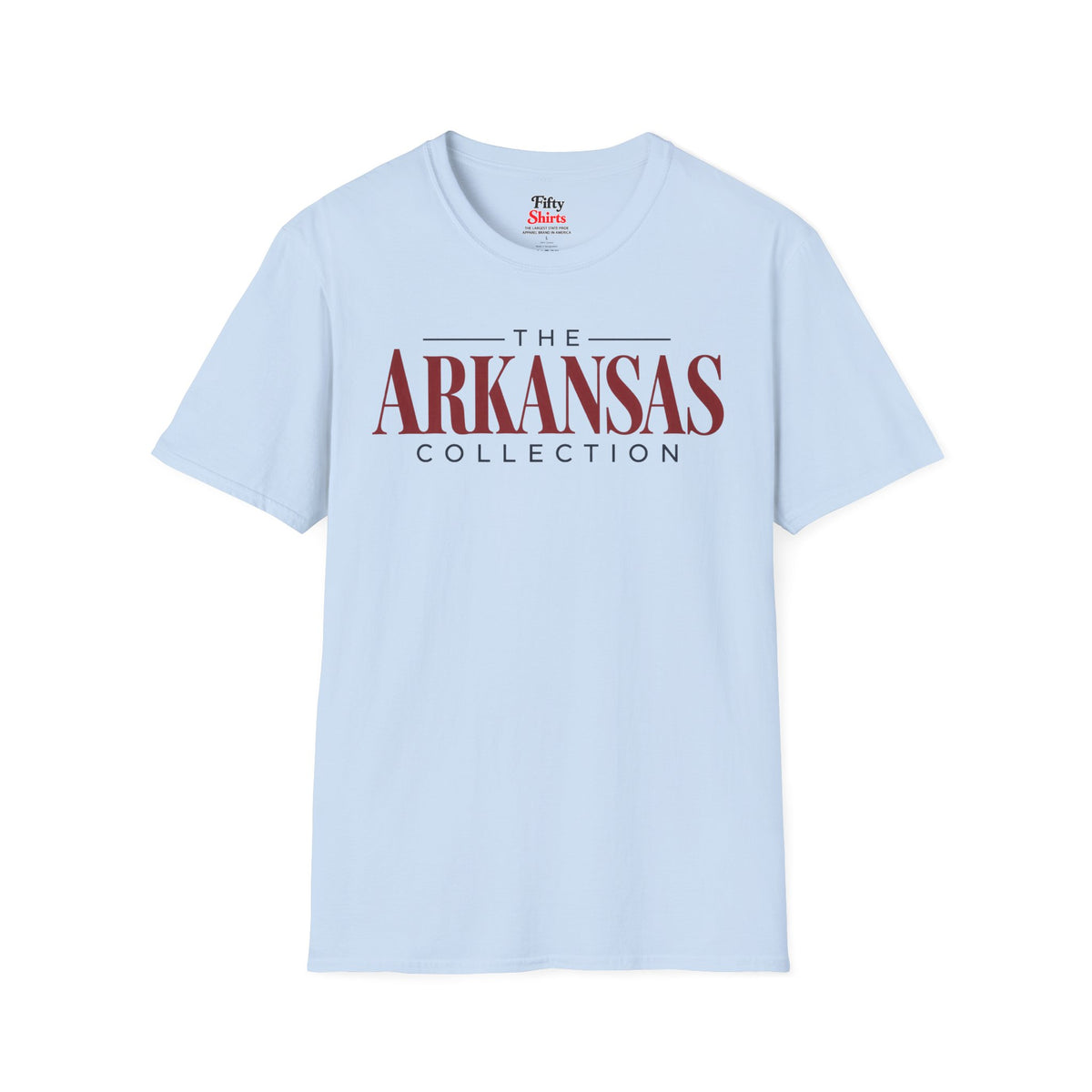 The Arkansas Collection Unisex Softstyle T Shirt State Name Graphic Tee