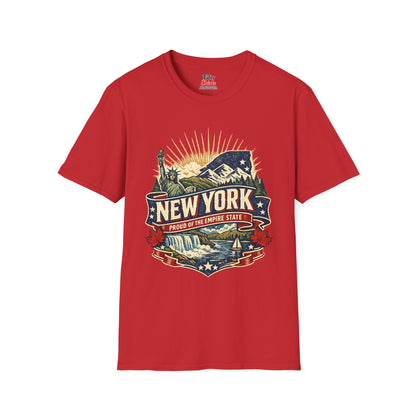 New York Pride Unisex Softstyle T Shirt State Pride Graphic Tee Collections FS03