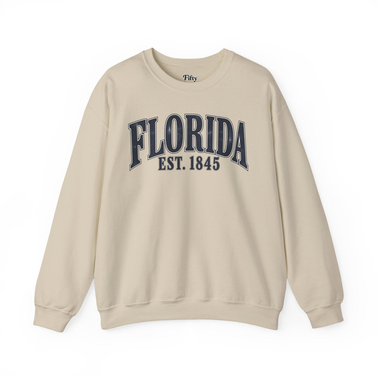 Florida EST. 1845 Unisex Crewneck Sweatshirt State Name Graphic