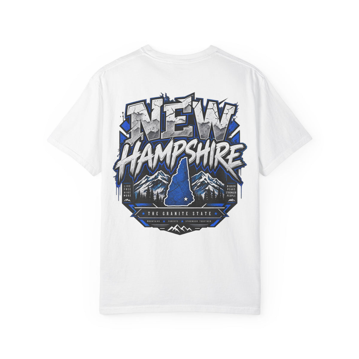 New Hampshire Mountain Club Unisex Comfort Color 1717 Streetwear Graphic Tee