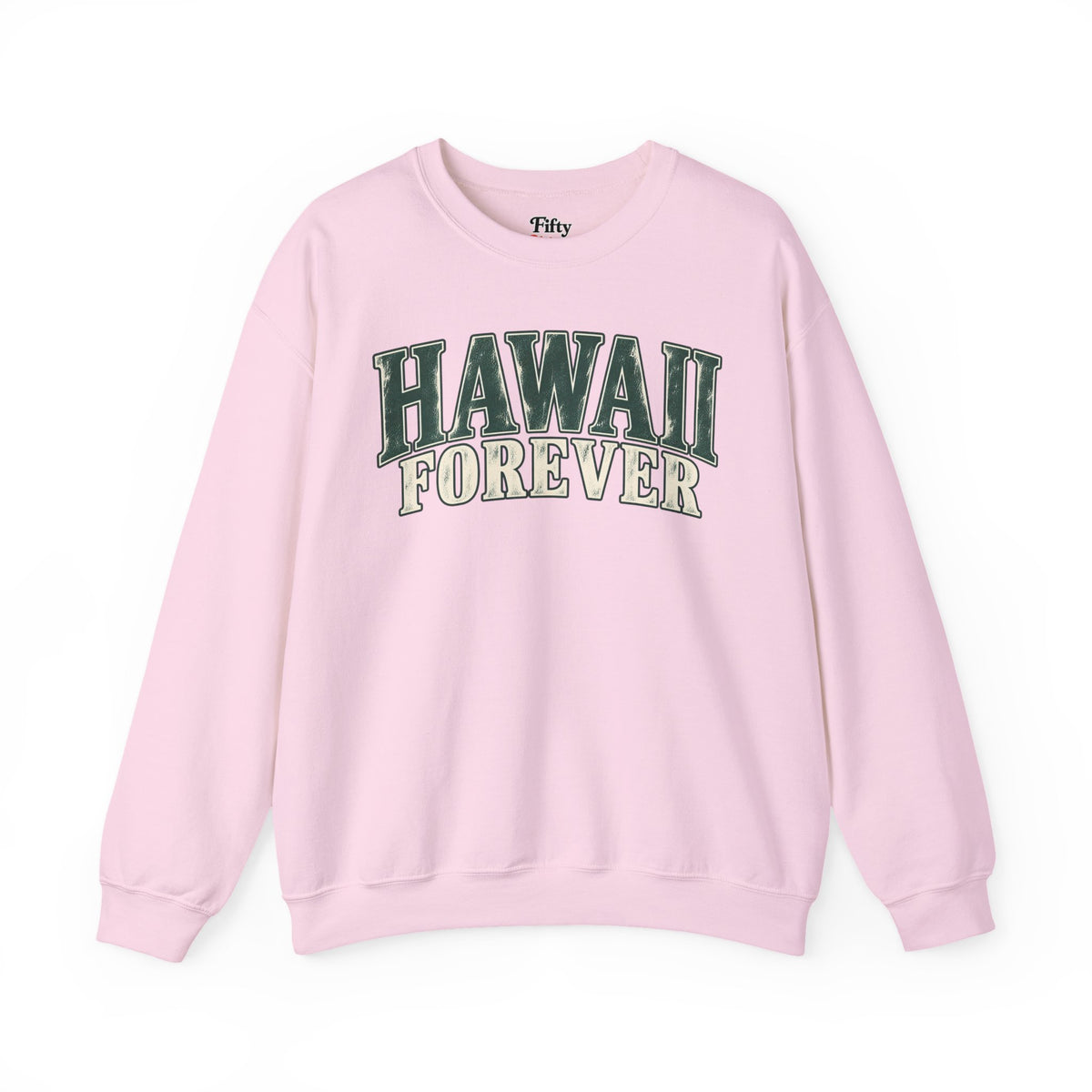 Hawaii Forever Unisex Crewneck Sweatshirt State Name Graphic