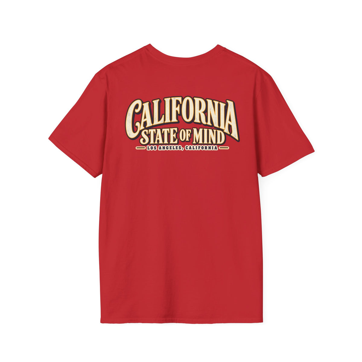 California State of Mind Los Angeles Unisex Softstyle Graphic Tee