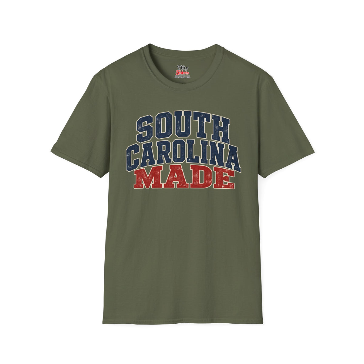 South Carolina Made Unisex Softstyle T Shirt State Name Graphic Tee