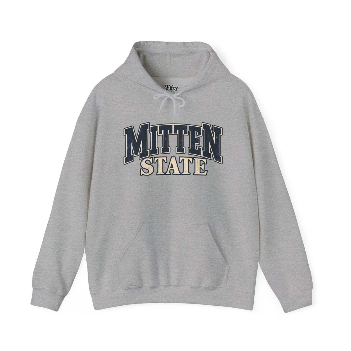 Michigan Mitten State Unisex Hoodie State Name Graphic
