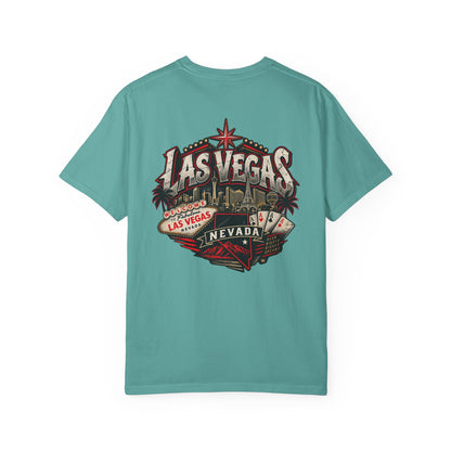 Las Vegas Nevada Unisex Comfort Color 1717 Streetwear Graphic Tee