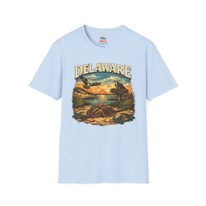 Delaware Wildlife Unisex Softstyle T Shirt State Pride Graphic Tee Collections FS03