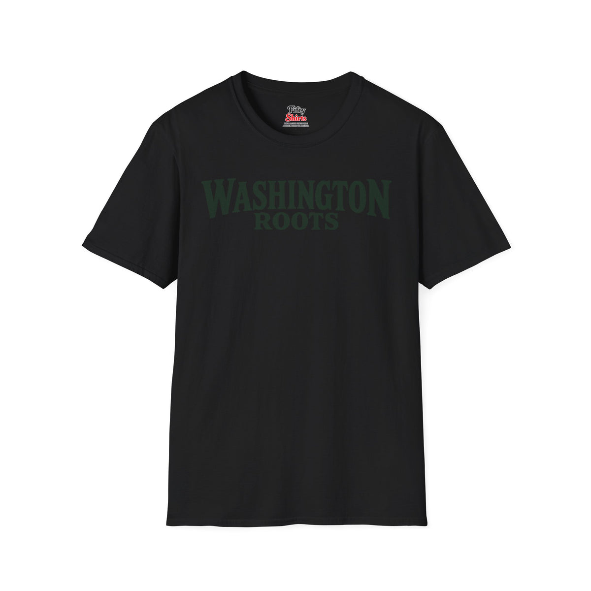Washington Roots Unisex Softstyle T Shirt State Name Graphic Tee