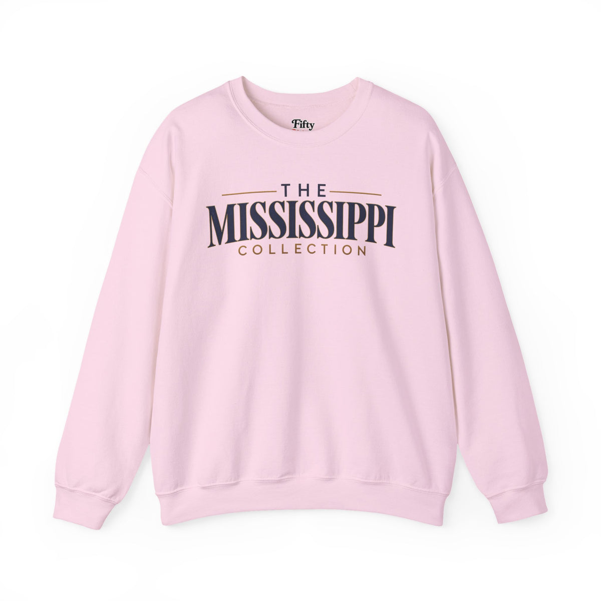 The Mississippi Collection Unisex Crewneck Sweatshirt State Name Graphic