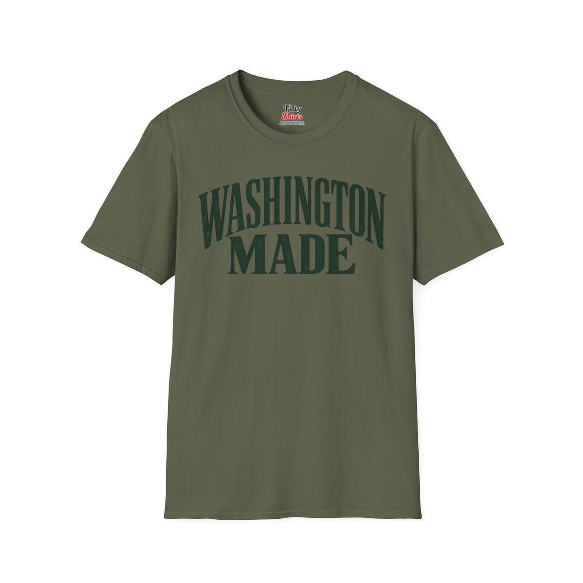 Washington Made Unisex Softstyle T Shirt State Name Graphic Tee